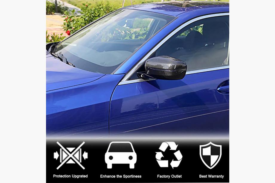BMW 7 Series G11/G12 2015-2022 Spiegelkappen M-Look V1 (Carbon) Foto 2