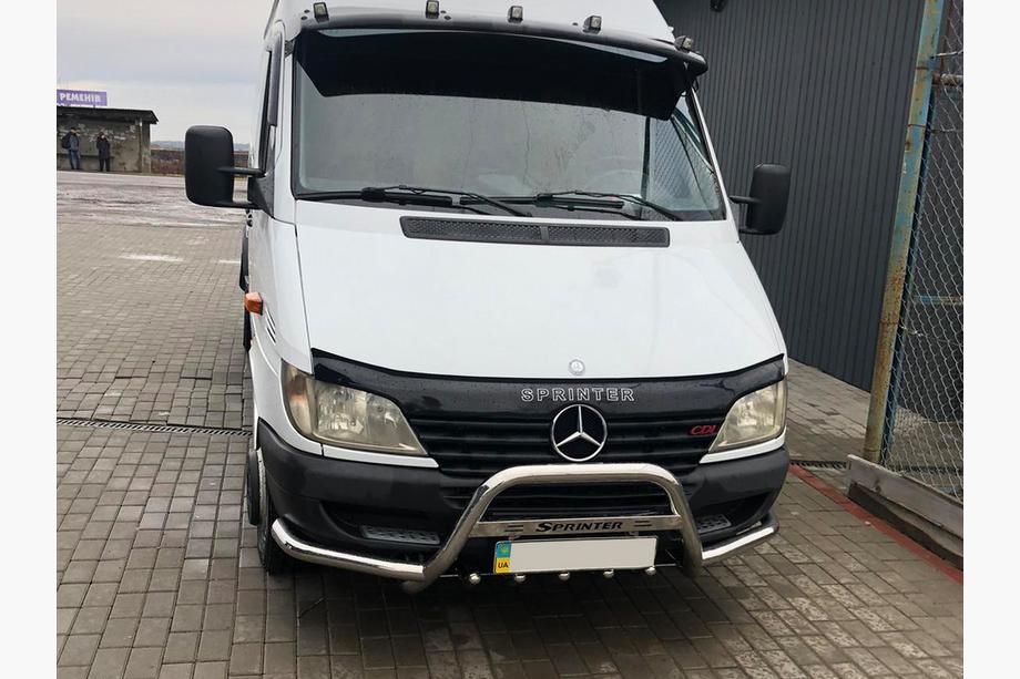 Mercedes Sprinter W901/902/903/904/905 1995–2006 Frontschutzbügel Exclusive (Edelstahl) 1995-2000 Image
