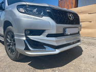 Toyota Land Cruiser Prado 150 2009-2023 Frontstoßstangenlippe Modelista V3-LED (2017-) Weiß Foto 5