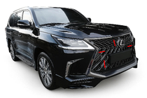 Lexus LX570/450d 2008-2022 Kühlergrill Blende BlackEdition (für TRD 2016+) Foto 1
