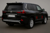 Lexus LX570/450d 2008-2022 Zierleisten Abdeckungen BlackEdition (für 2016+) Foto 2