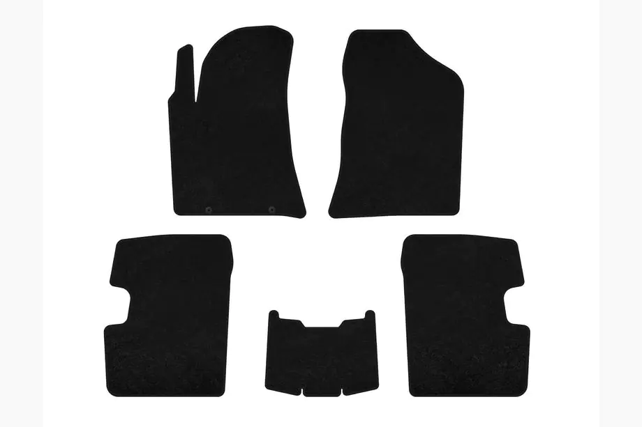 BYD F3 2013-2015 Textil-Fußmatten Premium (SD, Schwarz) Image