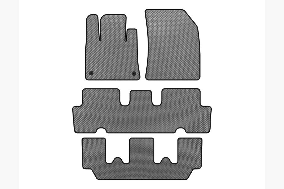 Citroen C-4 Picasso 2013–2022 EVA Fußmatten V1 (3 Reihen, Grau) Image