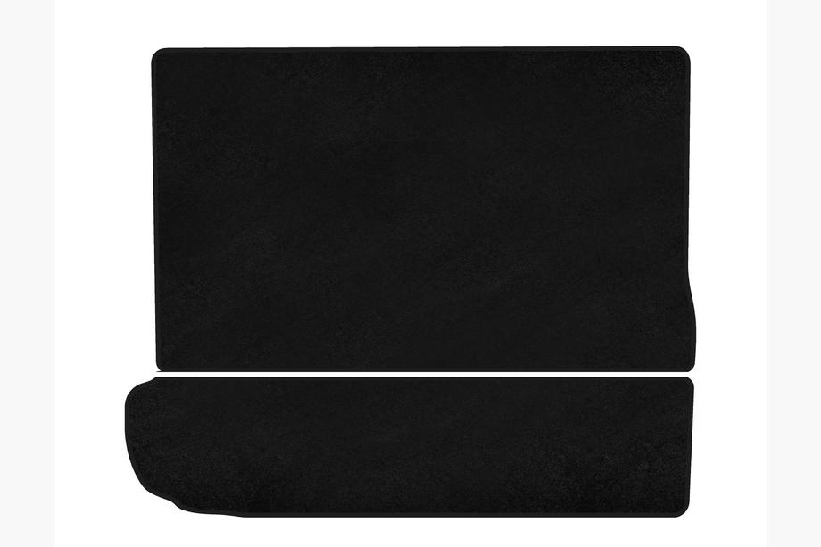 Citroen C-4 Picasso 2013–2022 Textile Kofferraummatte Classic (3. Reihe umgeklappt, Schwarz) Foto 1