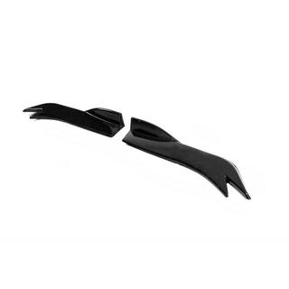 Universelle Flap Seitenschweller-Aufsätze Typ-E (2 Stk, Schwarz Glanz, ABS-Kunststoff) Foto 4