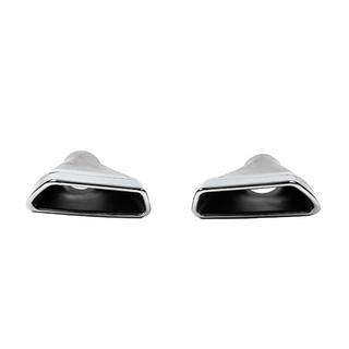 M-Performance Auspuffendrohre Silber (2 St.) BMW 5er G30/G31 2017–2023 Foto 1
