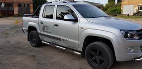Volkswagen Amarok 2010-2022 Seitliche Rohre (2 Stk., Edelstahl) Foto 10