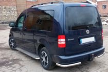 Volkswagen Caddy 2010-2015 Hintere Eckschutzrohre AK003 (2 Stk., Edelstahl) Foto 7