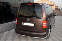 Volkswagen Caddy 2004-2010 Hintere Eckschutzrohre AK003 (2 Stk., Edelstahl) Foto 2