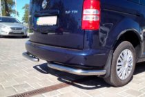 Volkswagen Caddy 2004-2010 Hintere Eckschutzrohre AK003 (2 Stk., Edelstahl) Foto 5