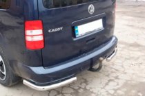 Volkswagen Caddy 2004-2010 Hintere Eckschutzrohre AK003 (2 Stk., Edelstahl) Foto 8