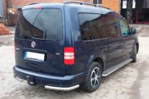 Volkswagen Caddy 2004-2010 Hintere Eckschutzrohre AK003 (2 Stk., Edelstahl) Foto 7
