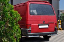 Volkswagen T4 Transporter 1990-2003 Hintere Eckschutzrohre AK003 (2 Stk., Edelstahl) Foto 2