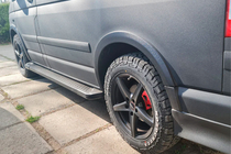 Volkswagen T5 Caravelle 2004-2010 Trittbretter X5-Typ schwarz (2 Stk., Alu) Foto 4
