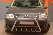 Volkswagen Touran 2003-2010 Frontbügel WT003 (Edelstahl) 60 mm, mit Schriftzug Foto 2