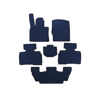 EVA Fußmatten (3 Reihen, 7-Sitzer, Blau)