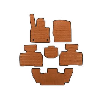 EVA Fußmatten (3 Reihen, 7-Sitzer, Orange)