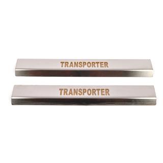 Einstiegsleisten Edelstahl Carmos V1 (2 Stk) Volkswagen T5 Transporter 2003-2010 Foto 2