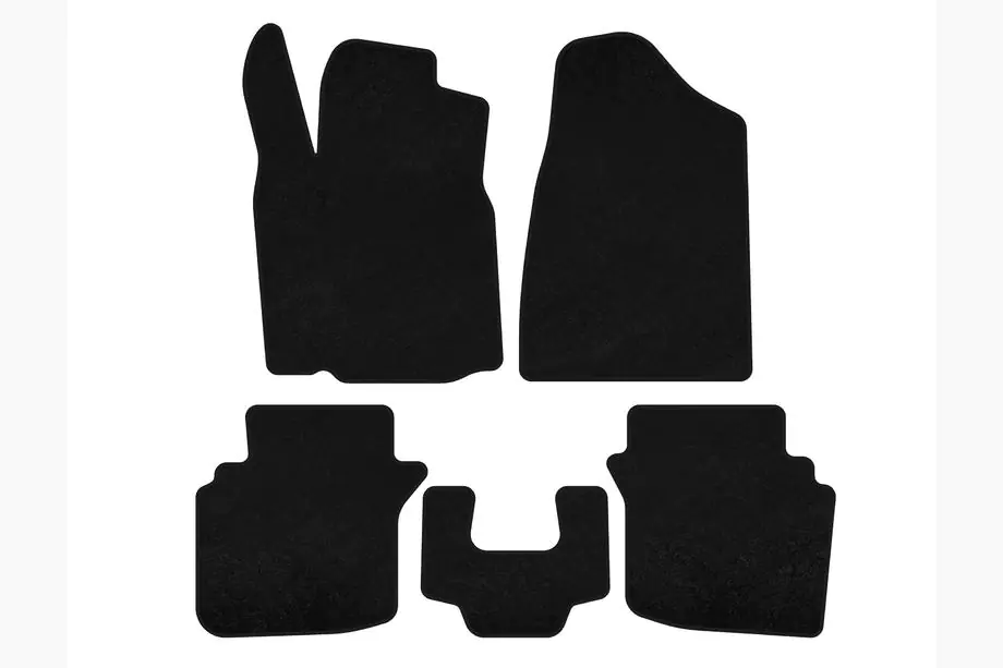 Chrysler Sebring II 2001-2006 Textil Fußmatten Premium (2004-2006, Schwarz) Image
