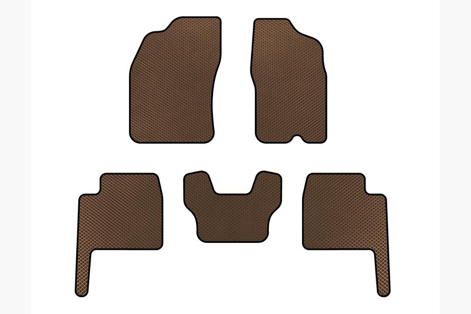 Dodge Durango 2004-2009 EVA Fußmatten (Braun) Image