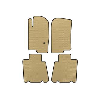EVA Fußmatten (2 Reihen, Beige)