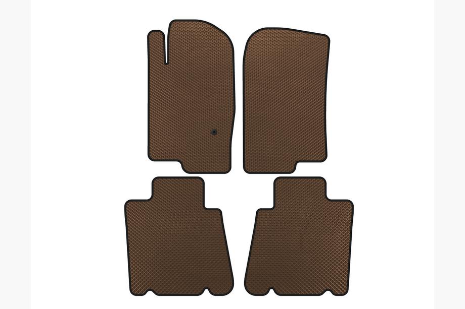Ford Explorer 2001-2005 EVA Fußmatten (2 Reihen, Braun) Image