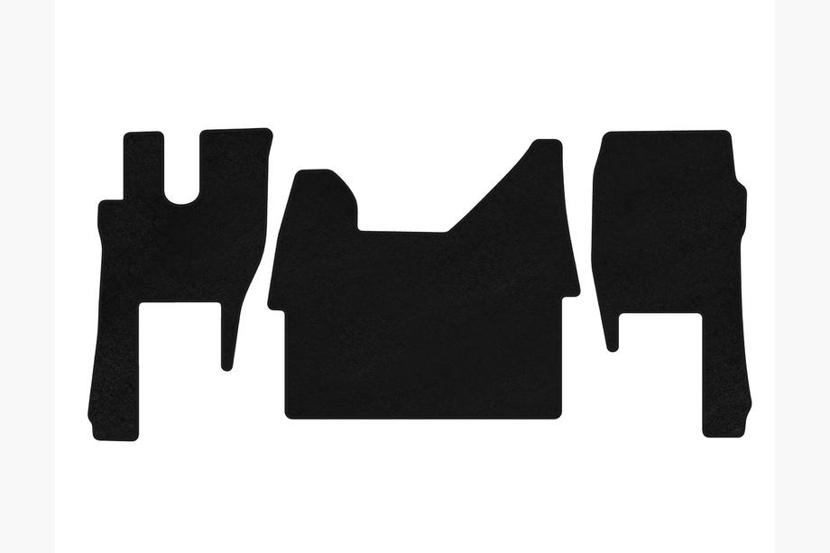 Ford F-MAX 2018-2023 Textil Fußmatten Premium (Schwarz) Image