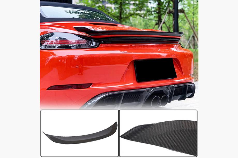 Porsche Boxster/Cayman 982 (718) 2016- Spoiler V2 (für Boxster, Carbon) Image
