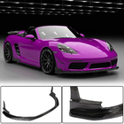 Porsche Boxster/Cayman 982 (718) 2016- Frontlippe V1 für Frontstoßstange (2016-2019, Carbon) Foto 1