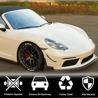 Frontlippe V1 für Frontstoßstange (2016-2019, Carbon) Porsche Boxster/Cayman 982 (718) 2016- Foto 2