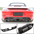 Porsche Boxster/Cayman 982 (718) 2016- Heckdiffusor V1 für Heckstoßstange (2016-2019, Carbon) Foto 1