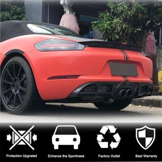 Heckdiffusor V1 für Heckstoßstange (2016-2019, Carbon) Porsche Boxster/Cayman 982 (718) 2016- Foto 3