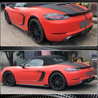 Heckdiffusor V1 für Heckstoßstange (2016-2019, Carbon) Porsche Boxster/Cayman 982 (718) 2016- Foto 4