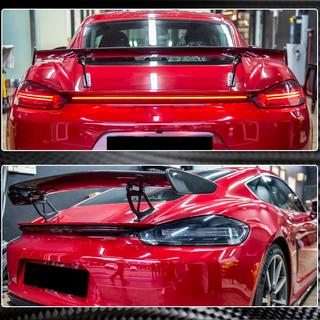 Spoiler (für GT4 Coupe, Carbon) Porsche Boxster/Cayman 982 (718) 2016- Foto 3