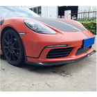 Porsche Boxster/Cayman 982 (718) 2016- Frontstoßstange Lippe V2 Aufsatz (2016-2019, Carbon) Foto 4