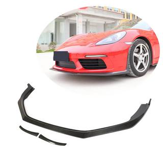 Frontstoßstange Lippe V2 Aufsatz (2016-2019, Carbon) Porsche Boxster/Cayman 982 (718) 2016- Foto 1