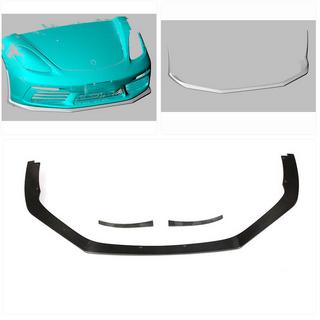 Frontstoßstange Lippe V2 Aufsatz (2016-2019, Carbon) Porsche Boxster/Cayman 982 (718) 2016- Foto 2