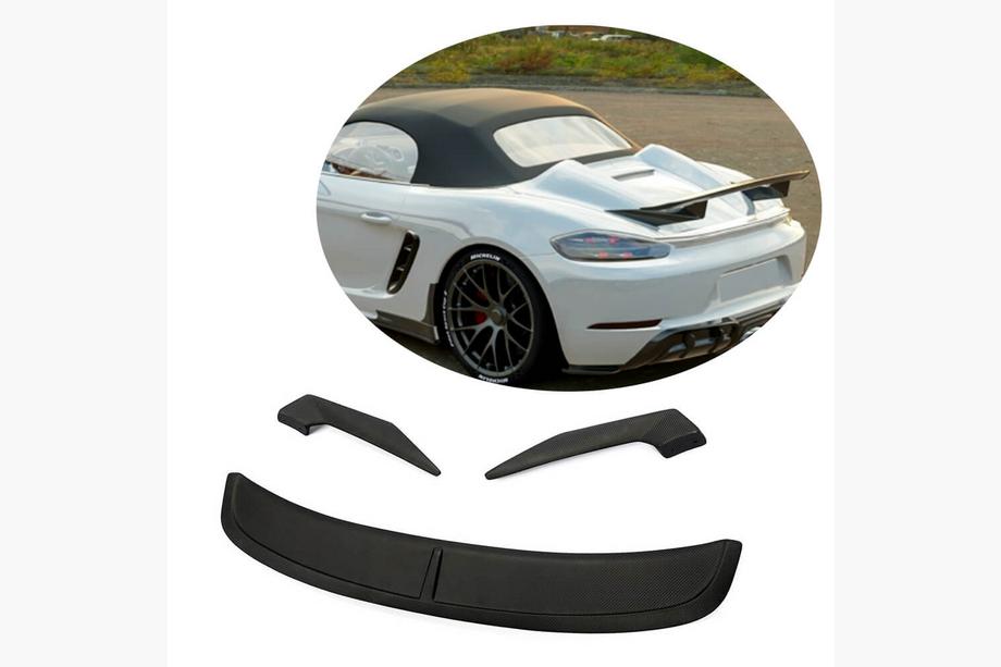 Porsche Boxster/Cayman 982 (718) 2016- Spoiler V3 (für Boxster, Carbon) Image