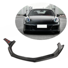 Porsche 911 (991) 2011–2019 Frontstoßstangen Lippe Aufsatz (für Carrera 4 GTS 2017-2018, Carbon) Foto 1