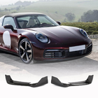 Porsche 911 (992) 2018– Frontstoßstangen Flaps aus Carbon für Carrera 4 S 4S Foto 1