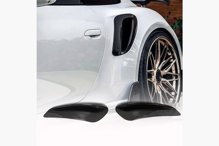 Porsche 911 (992) 2018– Carbon Abdeckungen für hintere Kotflügel (für Carrera/Targa) Foto 1