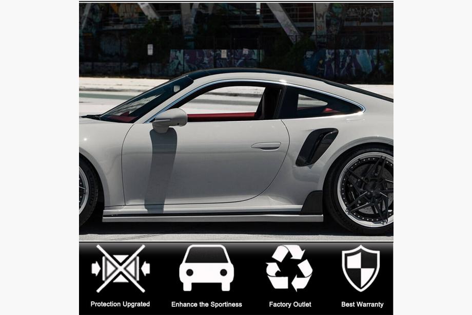 Porsche 911 (992) 2018– Carbon Abdeckungen für hintere Kotflügel (für Carrera/Targa) Foto 2
