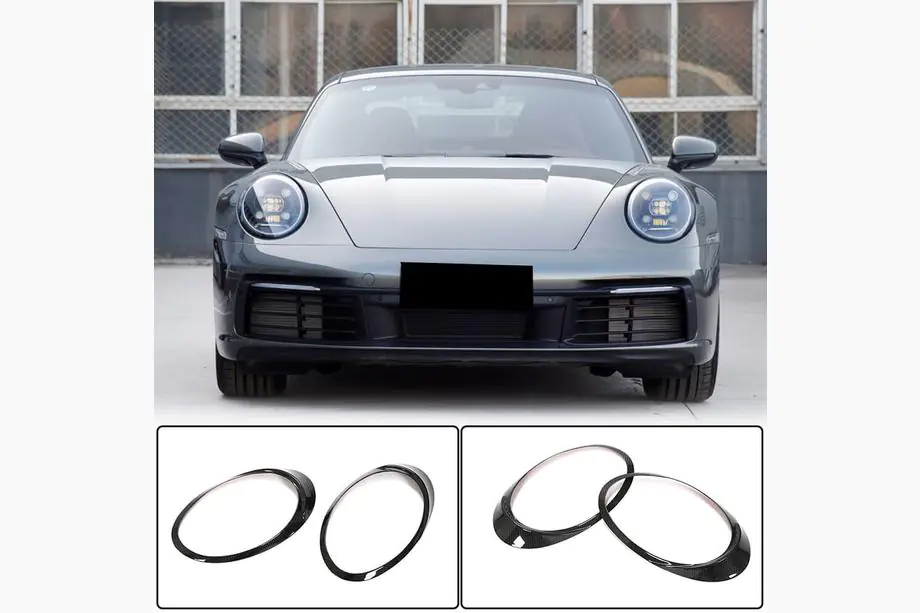 Porsche 911 (992) 2018– Scheinwerfer Abdeckungen (Carbon) Image