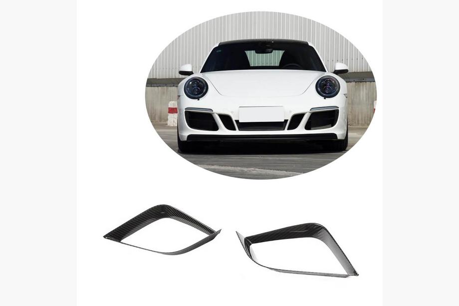 Porsche 911 (991) 2011–2019 Carbon Frontstoßstangen Abdeckungen für Carrera 4 GTS 2017-2018 Image