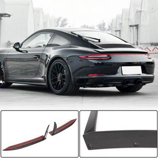 Heckstoßstangenabdeckungen für Carrera 4 GTS 2017-2018, Carbon Porsche 911 (991) 2011–2019 Foto 1