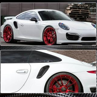 Carbon Heckflügel Abdeckungen (für Turbo S 2014-2016) Porsche 911 (991) 2011–2019 Foto 4