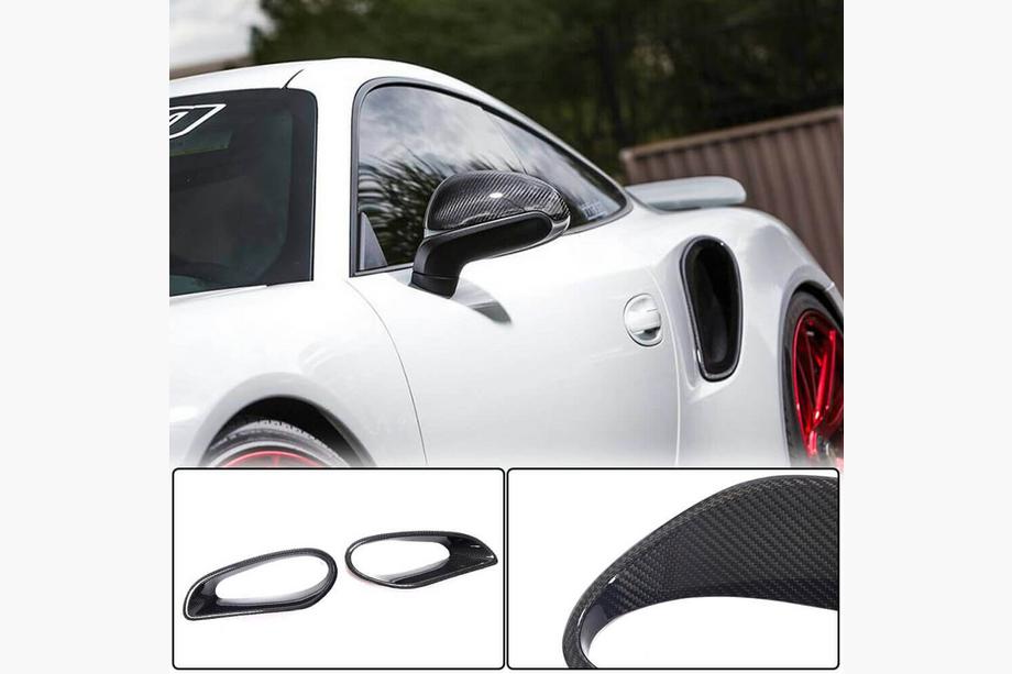Porsche 911 (991) 2011–2019 Carbon Heckflügel Abdeckungen (für Turbo S 2014-2016) Image
