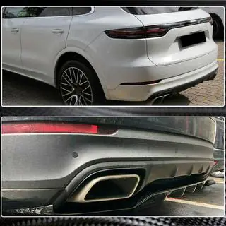 Heckdiffusor für Heckstoßstange (2018-2023, Carbon) Foto 4