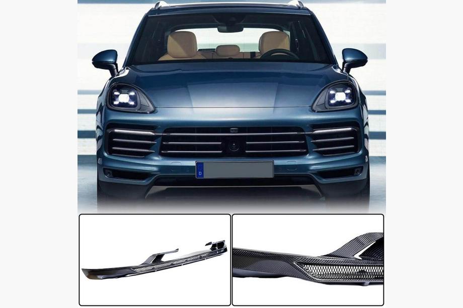 Porsche Cayenne 2018- Frontlippe Aufsatz (für Base 2018-2023, Carbon) Image