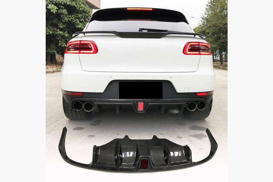 Porsche Macan 2014-2024 Heckdiffusor V2 (2014-2021, Carbon) Foto 1